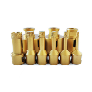 10pcs 다이아몬드 코어 드릴 비트 세트 20-68mm 건식 납땜 컷 돌 도자기 화강암 타일 유리 대리석 구멍 톱 - Product Image 4