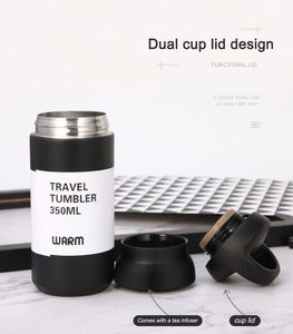 350ml 500ml Insulated Mug Gifts Stainless Steel Thermoses Water <b>Bottle</b> Vacuum School Travel <b>Coffee</b> Tumbler - Product Image 2