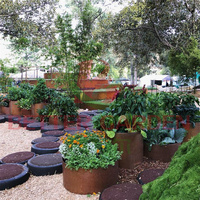 Bordure de jardin corten bordure de paysage en acier pour Articles de jardinage
