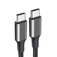 Cable USB-C a USB-C de 2 m, Paquete de 2, Carga Rápida de 100 W para Teléfonos Inteligentes