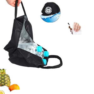 Tote Cooler Lunch <span class=keywords><strong>Bag</strong></span> Bolsas de comida con aislamiento térmico Portable Picnic Lunch Box <span class=keywords><strong>Bag</strong></span> para hombres, mujeres y niños - Product Image 3