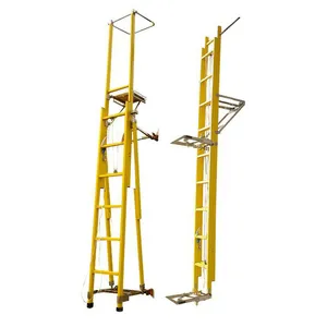 Products you can import from china hotsale fiberglass telescopic step ladder with Insulated