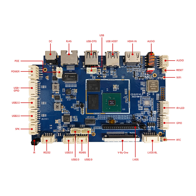 New Android Board Amlogic T972 Quad-Core Integrated Motherboard for Digital Signage Display TV Box