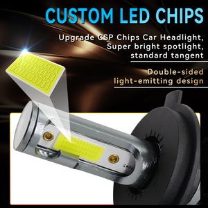 Phare <span class=keywords><strong>LED</strong></span> LELANPU HD avec télécommande Canbus, projecteur à lentille, T10 H4 H7, changement de couleur RGB, ampoules de phare <span class=keywords><strong>LED</strong></span> pour voiture F2, pour vélo - Product Image 6