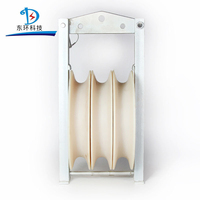 Rouleau de câble de haute qualité certifié ISO OEM, durable, blocs de tirage de câbles avec poulie en nylon, 1 gorge, roulement