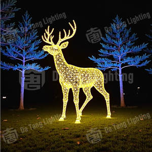 Luz decorativa para ciervos para exteriores, resistente al agua Ip65, para interiores/exteriores, festivales, parques, paisajes, forma de vida silvestre natural, duradera, ecológica - Product Image 2