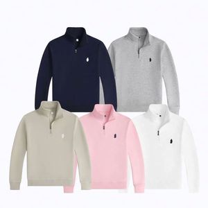 Sweat-shirt décontracté de luxe pour homme, de haute qualité, de marque, avec demi-fermeture éclair, broderie Paul <span class=keywords><strong>Ralph</strong></span> <span class=keywords><strong>Lauren</strong></span>, pull tricoté - Product Image 1