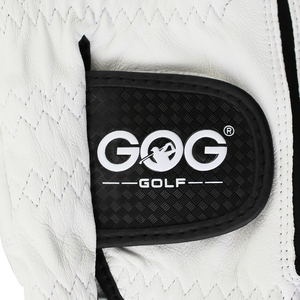 Guantes de golf personalizados con logotipo Guantes de golf de piel de oveja genuina Hombres Antideslizante usado en mano izquierda Guante de golf para hombres Marca GOG - Product Image 6