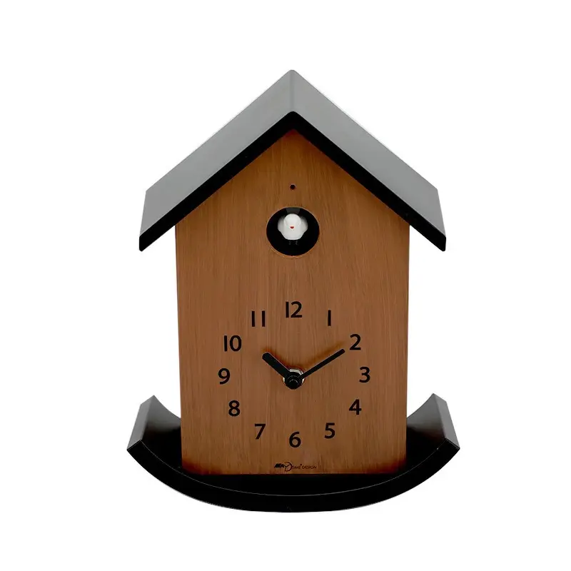 Simple cuckoo wall clock bird in and out mechanical quartz cuckoo clock