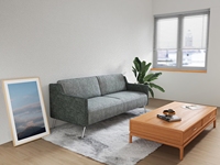 Canapé de bureau moderne de luxe ergonomique en L en cuir véritable deux places pour villa, appartement, hôtel, atelier, salon combiné