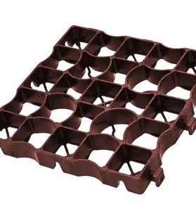 Grilles en nid d'abeille carrées en HDPE pour remplissage de <span class=keywords><strong>gravier</strong></span>, écologiques, 50*50, pour enclos à chevaux, stationnement en débordement et allées - Product Image 1
