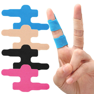Fita Cinesiológica Esportiva Pré-Cortada Elástica para Polegar e Dedos, com Design de Dois Dedos, Suporte Fixo para Tornozelo e Antiatrito - Product Image 6
