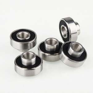 Rodamiento de rueda para patines en línea 608 2RS de acero cromado C3 antirrobo con eje para restaurantes - Product Image 3