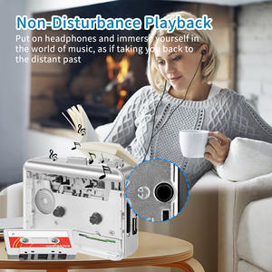 Reproductor de Casetes Walkman con Movimiento de Rueda de Cobre Estéreo OEM, Grabación de Casetes con Altavoz HiFi y Conector para Auriculares de 3.5 mm - Product Image 5