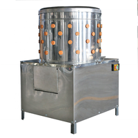Acier inoxydable Volaille plucker/Capacité 4-5 plumes de poulet plucker machine/Plein automatiquement épilation