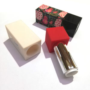 Tubo de lápiz labial magnético clásico, negro, cuadrado, personalizado, embalaje cosmético - Product Image 5