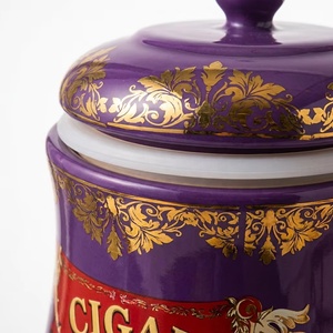 Humidor de Cigarros Portátil de Cerámica de Lujo Clásico de Alta Calidad con Acabado Espejo, Ecológico, Estilo Cubano, Hermético y Humectante - Product Image 3