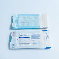 Pochette Stérile Dentaire Auto-Scellante pour Autoclave 70x260mm Vapeur 121 134 EO Compatible avec Indicateur de Processus