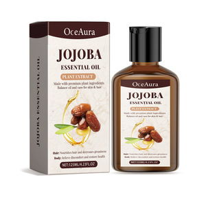 Marque privée Vente en gros Huile capillaire biologique Apaise et améliore la peau Huile essentielle de jojoba multi-usages pour le corps - Product Image 2