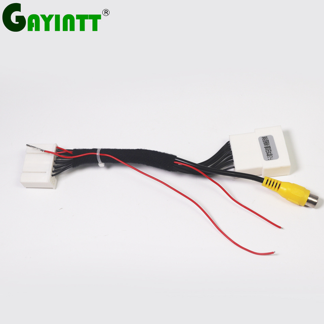 Car Rear View Backup Camera RCA Plug Adapter Connector Wire Cable for Toyota Original Car Screen Adapter Cable
