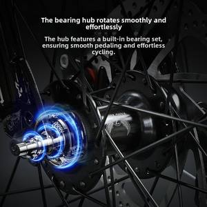 Vélo de montagne Lanling Soft Tail pour adultes, hommes, femmes et jeunes, avec suspension à quatre points, double amortisseur avant et arrière, double frein à disque - Product Image 4