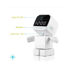 Trung Quốc Top 10 CCTV <span class=keywords><strong>Camera</strong></span> nhà sản xuất <span class=keywords><strong>360</strong></span> độ 2MP Robot Đồng hồ máy ảnh - Product Image 3