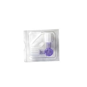 Adaptateur médical jetable à valve bidirectionnelle pour seringue, distribution de médicaments, liquide à température normale, plastique blanc - Product Image 1