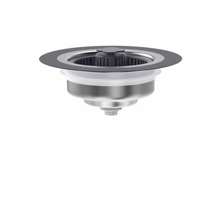 Filtre de vidange universel en acier inoxydable de style américain pour évier de cuisine, avec noyau rebondissant, pour lave-vaisselle et lavage de légumes - Product Image 1