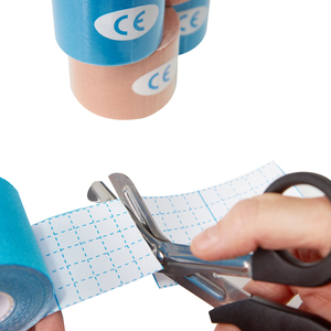 Ingrosso cotone impermeabile al ginocchio fisioterapia atletico muscolo Kt nastro elastico Kines - Product Image 5