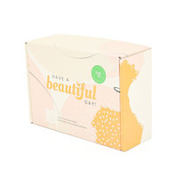 Boîte d'emballage intérieure en kraft écologique personnalisée pour petits cadeaux et livraison de produits pour entreprises en ligne