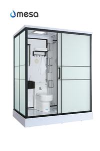Unité de salle de bain préfabriquée <span class=keywords><strong>portable</strong></span> de luxe Toilette extérieure utilisation intérieure Salle de douche Cabine de douche Usa - Product Image 4