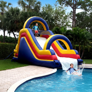 <span class=keywords><strong>Scivolo</strong></span> d'Acqua Gonfiabile Arcobaleno per Piscine Interrate / Grande <span class=keywords><strong>Scivolo</strong></span> Gonfiabile per Bambini - Product Image 1
