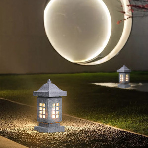 Luces solares LED para jardín, patio, exteriores, resistentes al agua, cuerpo de plástico con sensor de luz para decoración de caminos y patios. - Product Image 1