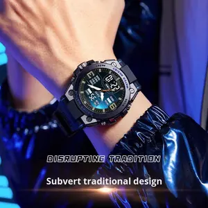 <span class=keywords><strong>Orologio</strong></span> da Polso alla Moda per <span class=keywords><strong>Uomo</strong></span>, <span class=keywords><strong>Orologio</strong></span> Sportivo con Display Doppio Colorato, Orologi Digitali da <span class=keywords><strong>Uomo</strong></span> - Product Image 3