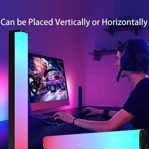 Lampe d'ambiance LED intelligente à rythme musical pour bureau, veilleuse RGB pour jeux, fond de télévision, décoration murale de chambre, lampe de table - Product Image 5