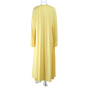 Abito da Donna alla Moda, Set di 2 Pezzi con Cardigan a Maniche Lunghe e Vestito Lungo, Elegante Abito con Cappotto Lungo, Outfit Casual - Product Image 5