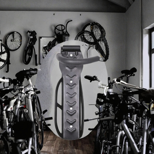 Support mural pliable en acier pour vélo Support de rangement pour vélo Crochet et support pour vélo - Product Image 4