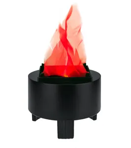 3d Led 가짜 Campfire 테이블 램프 화재 인공 깜박임 불꽃 효과 조명 바 무대 할로윈 크리스마스 파티 장식