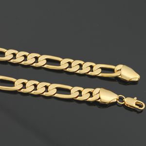 Prezzo di fabbrica di Vendita Diretta Hiphop Solido Dei Monili Della Catena Alla Moda di Vuoto Placcatura In <span class=keywords><strong>Oro</strong></span> Figaro Collane A Catena Per Il Maschio E Femmina - Product Image 5