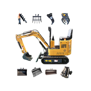 Mini-excavatrice ELORRY 0.8T de haute qualité, mini-pelleuse 0.8 tonne, excavatrice sur chenilles - Product Image 1