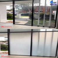 Film intelligent PDLC auto-adhésif à transparence 84 % / 88 % / 92 %, film décoratif PDLC, films de fenêtre intelligents pour la maison