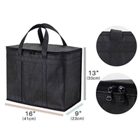 Sac isotherme réutilisable extra large et robuste pour courses, grande capacité, design portable pour pique-nique et bouteilles