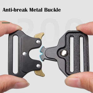 Venta caliente en <span class=keywords><strong>Collar</strong></span> táctico para perros y conjunto de correa Hebilla de metal <span class=keywords><strong>Collar</strong></span> de perro duradero Collares tácticos para perros medianos y grandes - Product Image 4