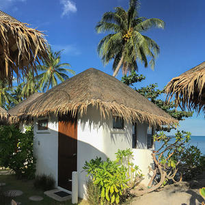 Toiture en chaume artificielle <span class=keywords><strong>de</strong></span> style hawaïen, résine synthétique, brun foncé, anti-UV, imperméable, ignifuge, pare-vent, ombrage pour <span class=keywords><strong>tente</strong></span> - Product Image 4