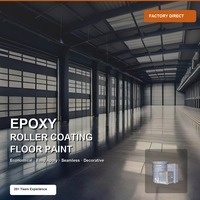 Peinture époxy pour sols, résistante à l'usure, antidérapante, imperméable, facile à nettoyer, pour garage, usine, atelier, entrepôt, béton