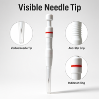 Aiguilles de remplacement 2-en-1 en acier inoxydable ADF pour greffe de cheveux (0,7 mm/0,8 mm/0,9 mm/1,0 mm/1,1 mm) - Vente en gros