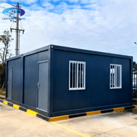 Maison de conteneur préfabriquée personnalisable: nouvelle Caigang modulaire, coupe-vent et anticorrosion