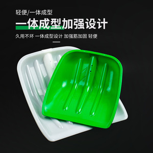 พลั่วพลาสติกหนา ใบมีดสี่เหลี่ยม หนา 15 มม. ยาว 44 ซม. เครื่องมือกำจัดหิมะ - Product Image 1