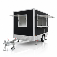Camionnette de restauration rapide sur mesure de 16 pieds, chariot à pizza, remorque mobile avec cuisine entièrement équipée à vendre