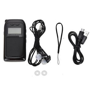 Multifunctional Factory Mini Pocket LCD Display FM MW Full Band Radio TF Card <b>MP3</b> <b>Player</b> Rechargeable Portable Radio Broadcast - Product Image 6